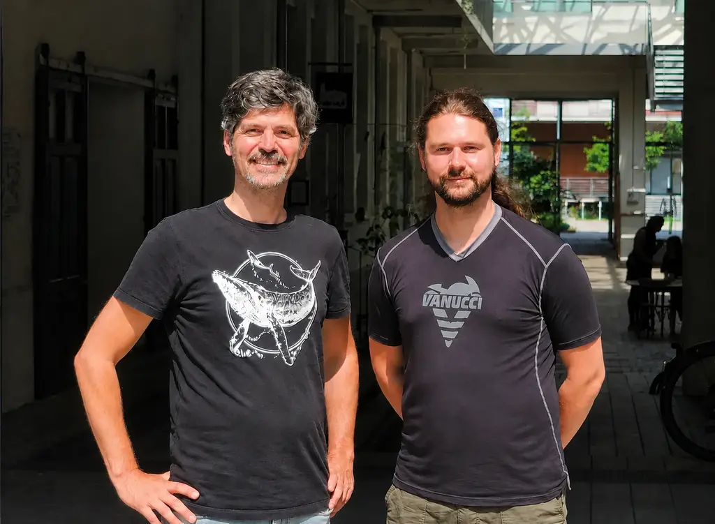 Photo de Mathieu et Erwan, porteurs du projet Mobagora